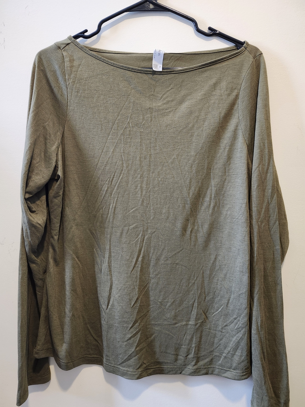 Auden Olive Green Long Sleeve Top